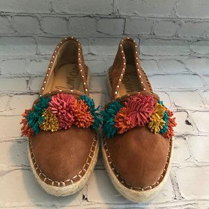 Sam Edelman Issa Pom Pom Espadrille Loafer Flats